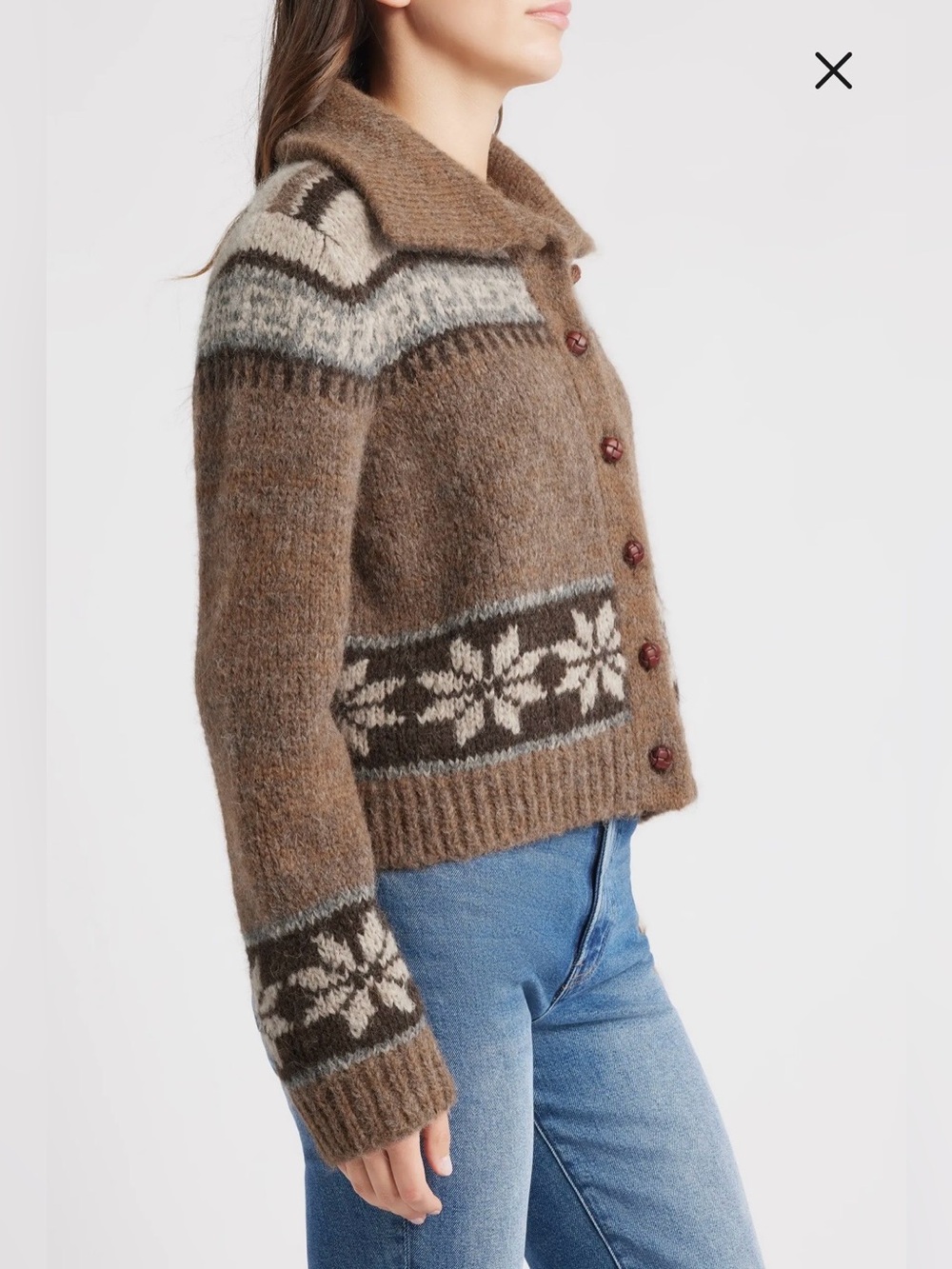 THE GREAT Nordic Scholar Cardigan - SOLD OUT - Picture 5 of 10